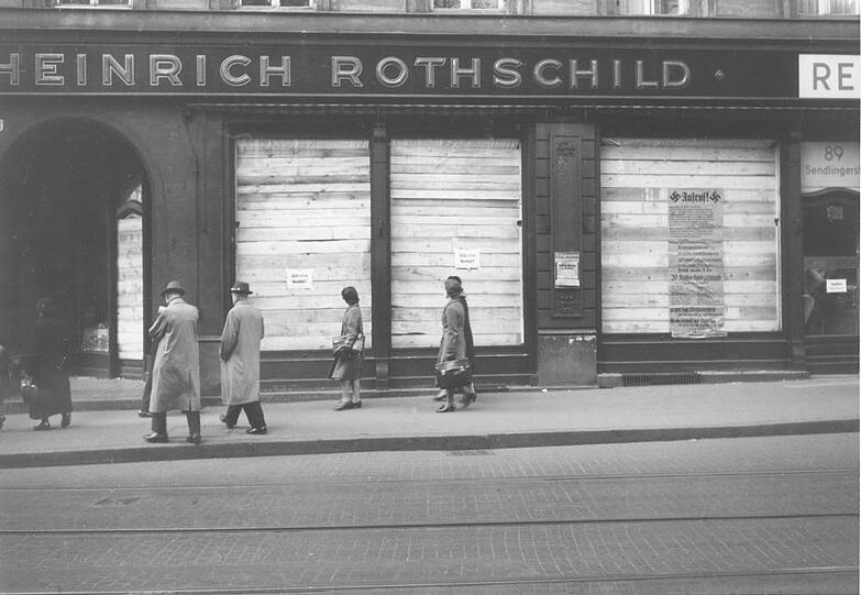 Das Kaufhaus Rothschild in der Sendlinger Straße 89.