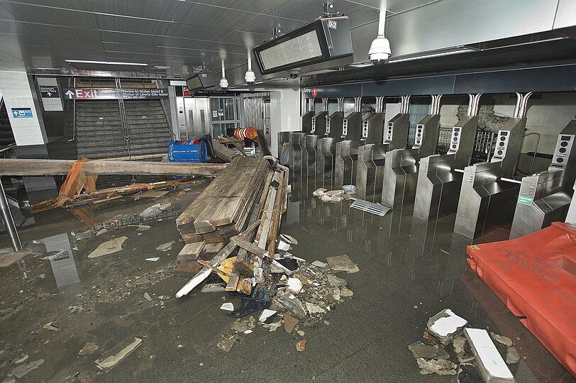 Aufräumen nach "Sandy": Die Bilder der Zerstörung aus den USA