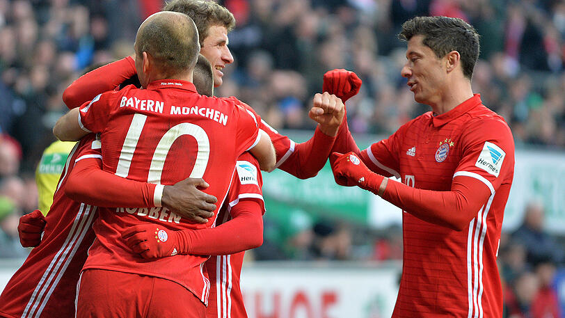 Der FC Bayern ist seit 13 Spielen ungeschlagen gegen Werder Bremen.