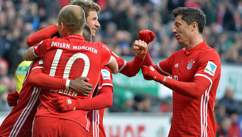 Der FC Bayern ist seit 13 Spielen ungeschlagen gegen Werder Bremen. Der FC Bayern ist seit 13 Spielen ungeschlagen gegen Werder Bremen.