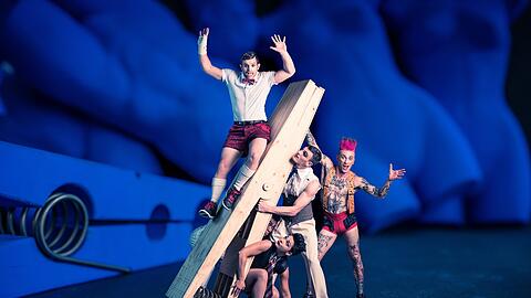 In der perfekten Welt des Circus Oz.
