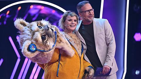 Tatsache: Uschi Glas war der Babylöwe bei "The Masked Singer".