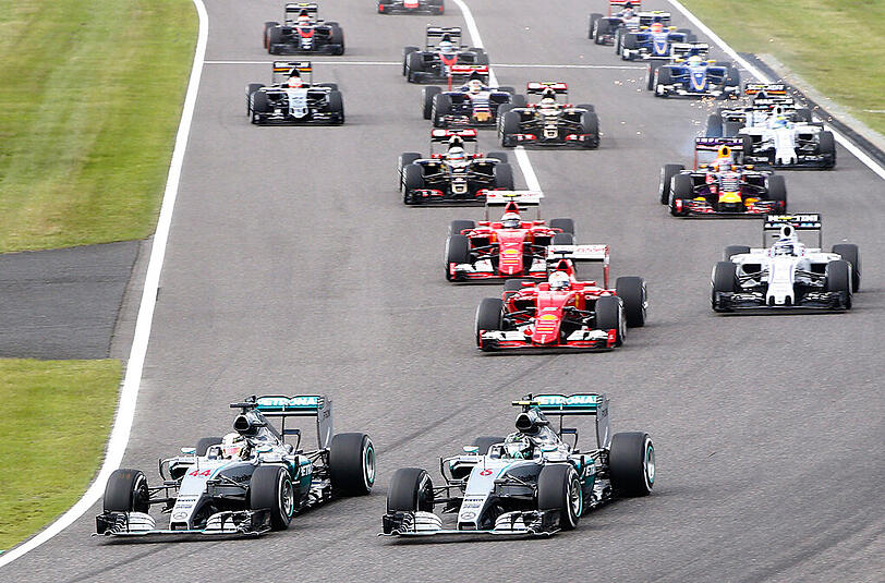 Lewis Hamilton dominierte vom Start weg den Großen Preis von Japan.