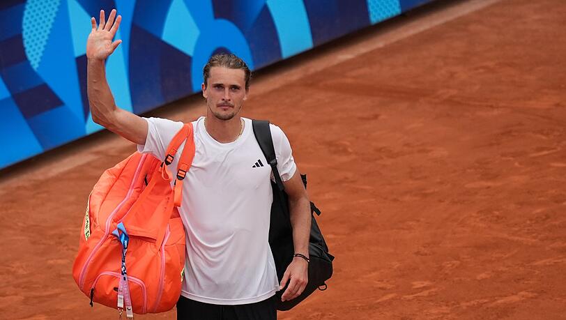 Alexander Zverev muss bei den Olympischen Spielen eine Enttäuschung hinnehmen.
