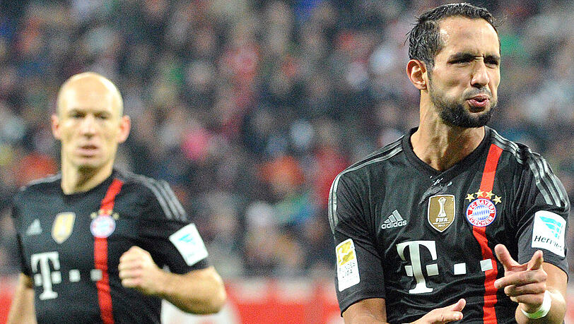 Nicht aufzuhalten: Der FC Bayern im Jahr 2014, hier vertreten von Mehdi Benatia Nicht aufzuhalten: Der FC Bayern im Jahr 2014, hier vertreten von Mehdi Benatia