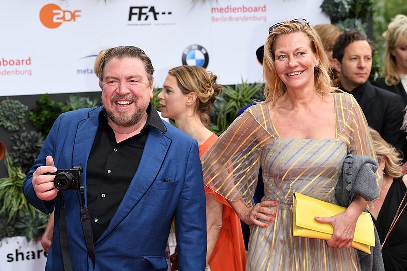 Armin Rohde mit Frau Angela Baronin von Schilling