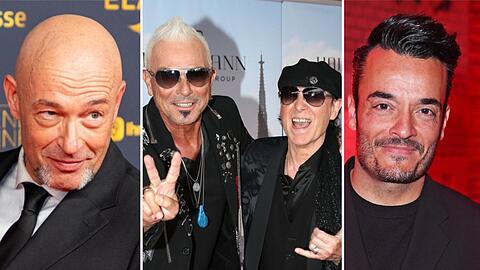 Der Graf (v.l.), die Scorpions-Stars Rudolf Schenker und Klaus Meine sowie Giovanni Zarrella sollen die Top-Stars der n&auml;chsten Staffel von "Sing meinen Song" sein.