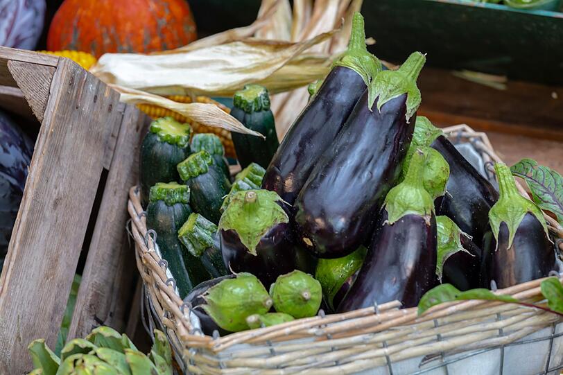 W&auml;hrend sich Zucchini auch roh knabbern lassen, sollten Sie das bei Auberginen besser nicht tun. Sie geh&ouml;ren zu den Nachtschattengew&auml;chsen und enthalten das Toxin Solanin, ein schwaches Nervengift. Um schwere Vergiftungserscheinungen zu versp&uuml;ren, m&uuml;ssten Sie schon mehrere rohe Auberginen zu sich nehmen, ganz ohne ist Solanin aber trotzdem nicht ...