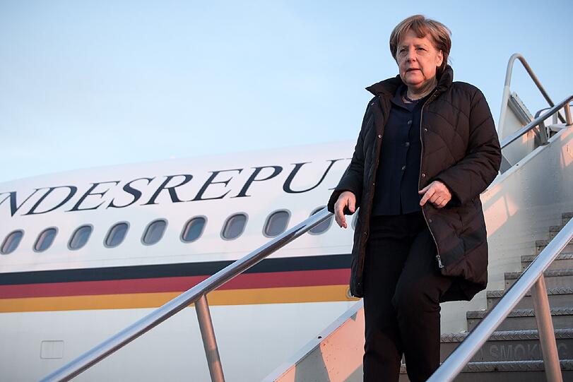Pendelt ab diesem Montag quer durch Europa: Kanzlerin Angela Merkel.