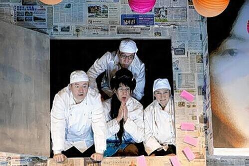 Die Crew vom &bdquo;Goldenen Drachen&ldquo; (v.li.): Pius Cüppers, Michael Hochstrasser, Philipp Niedersen, Jutta Richter-Haaser.