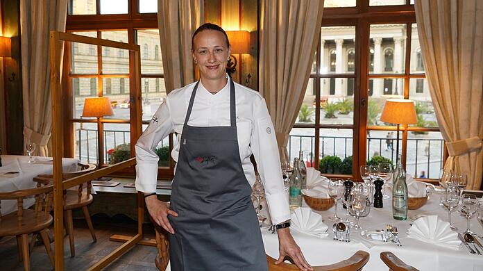 Spatenhaus-Köchin Teresa Kölle.