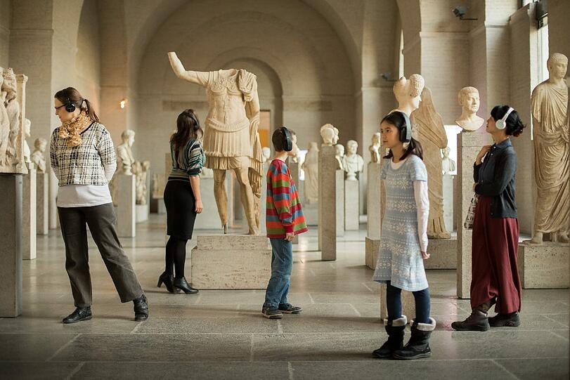 Die Kammerspiele und Rimini Protokoll in der Glyptothek.