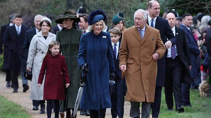Die Royals beim Weihnachtsspaziergang: Im neuen Jahr steht einiges an.