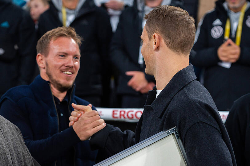 Zusammen zur WM? Julian Nagelsmann (l.) und Neuer.