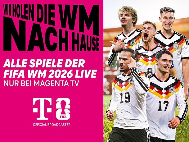 Alle Spiele der WM gibt es live bei Magentasport.