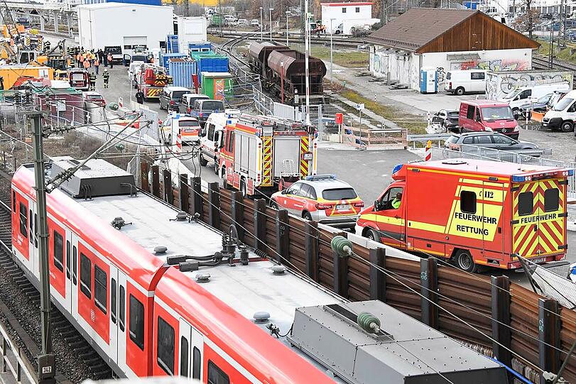 Weitere Bilder vom Großeinsatz am Mittwochmittag.