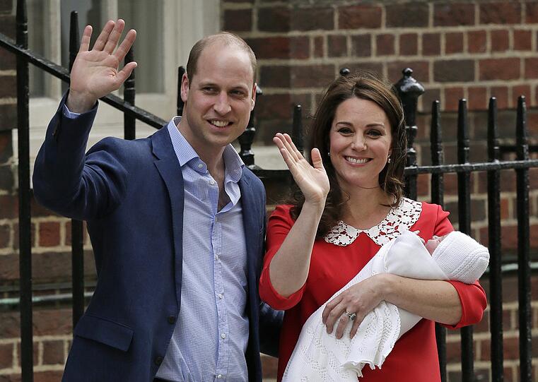 Sohn von Kate und William: Die ersten öffentlichen Fotos des kleinen Prinzen.