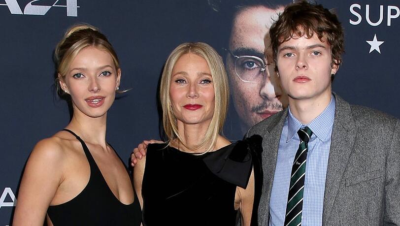 Apple Martin, Gwyneth Paltrow und Moses Martin im Dezember 2025 in New York. Apple Martin, Gwyneth Paltrow und Moses Martin im Dezember 2025 in New York.