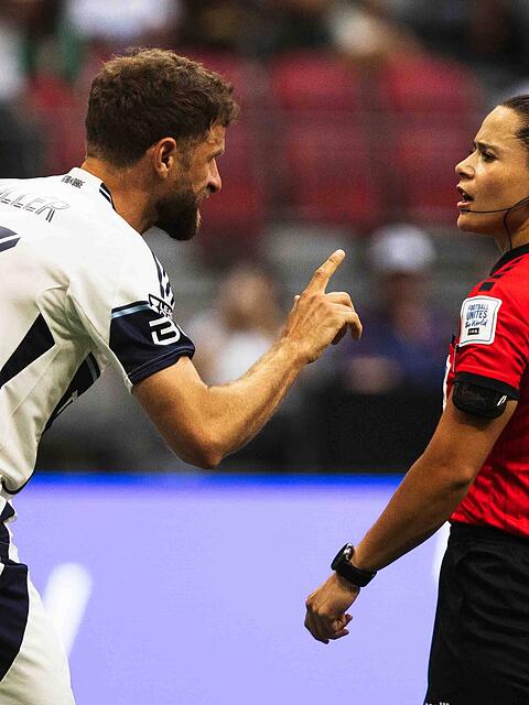 Da helfen auch keine Beschwerden: Thomas M&uuml;ller und die Vancouver
Whitecaps sind ausgeschieden.