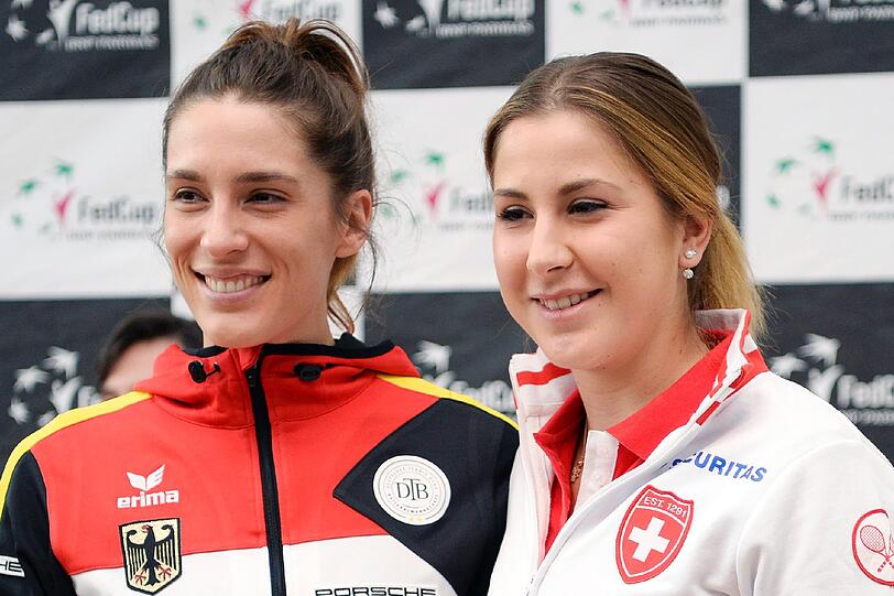 Andrea Petkovic und Belinda Bencic.