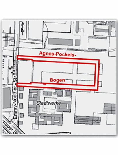 Hier verläuft der Agnes-Pockels-Bogen.
