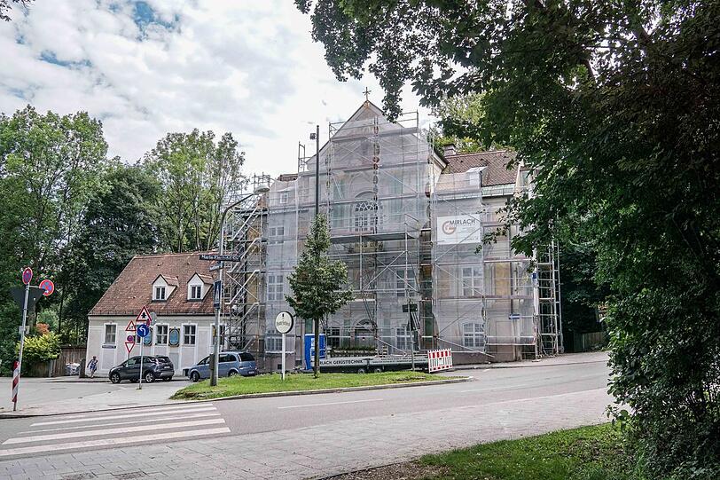 Das Asamschlössl wird derzeit renoviert.
