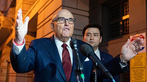 Der Ex-Bürgermeister von New York liegt laut einem Sprecher im Krankenhaus (Archivbild).