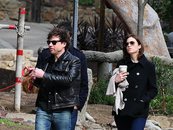 Ryan Adams und Mandy Moore kurz nach ihrer Hochzeit