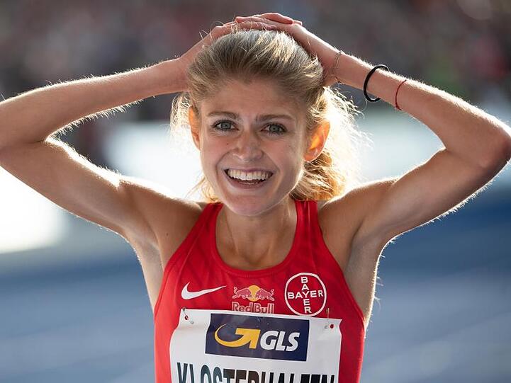 Konstanze Klosterhalfen hat bei der DM in Berlin einen neuen deutschen Rekord über 5000 Meter aufgestellt.