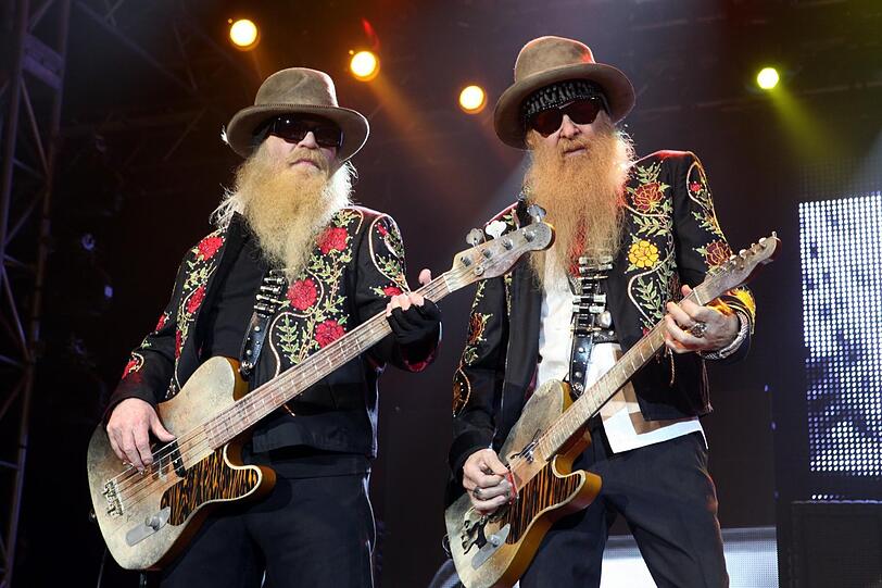 2013: ZZ Top rocken langbärtig das Tollwood-Festival.