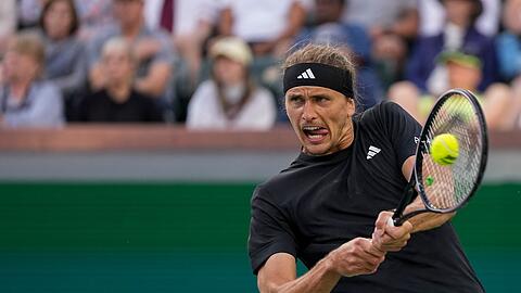 Schied in Indian Wells aus: Alexander Zverev.
