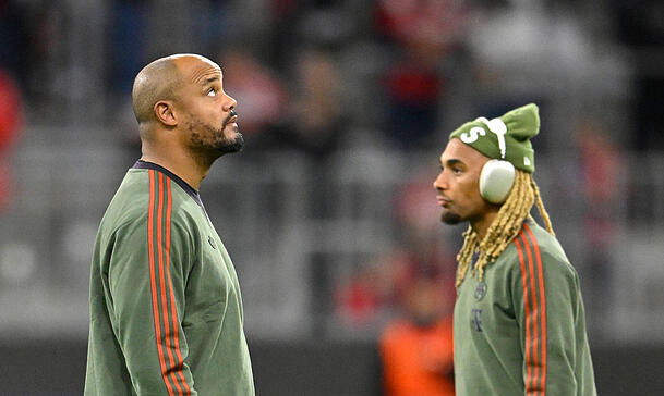 Gehen bald wohl getrennte Wege: Boey und Trainer Vincent Kompany (l.).