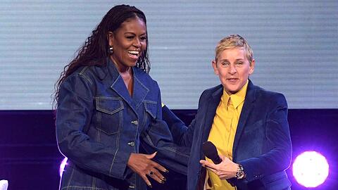 Neben Michelle Obama (l.) wird auch Ellen DeGeneres in dem neuen Podcast zu hören sein.