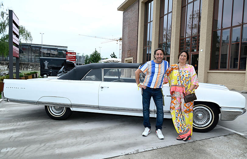 Dieter Landuris mit Frau Natascha
