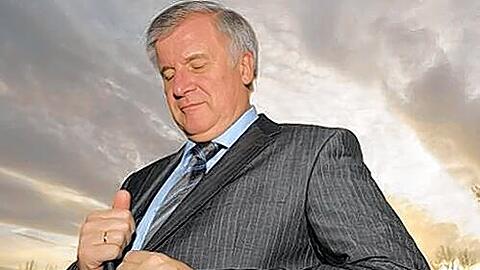 In der Dämmerung: Horst Seehofer.