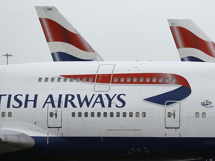 Geparkt: Flugzeuge von British Airways auf dem Flughafen Heathrow.