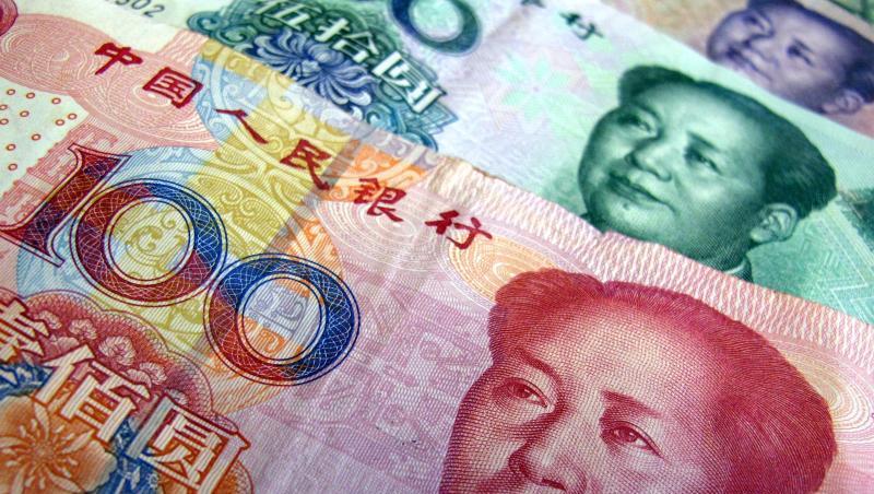 Chinesische Yuan-Scheine mit dem Porträt von Mao Tse-tung. Chinesische Yuan-Scheine mit dem Porträt von Mao Tse-tung.
