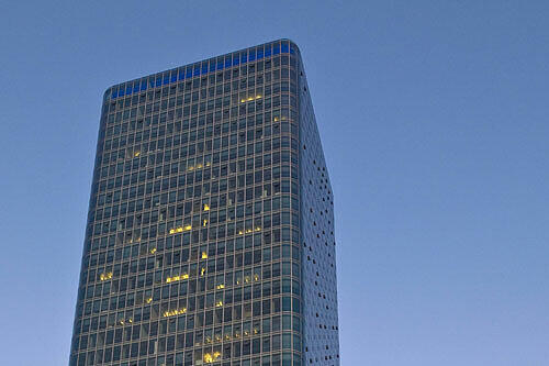 Das Uptown-Hochhaus in München, Georg-Brauchle-Ring: 146 m