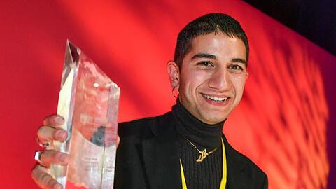 Regisseur Faraz Shariat wurde für seinen Film "Futur Drei" ausgezeichnet.