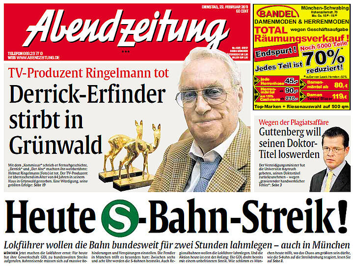 Jahres-Rückblick: Rückblick: Das Jahr 2011 in AZ-Schlagzeilen - München - Abendzeitung München