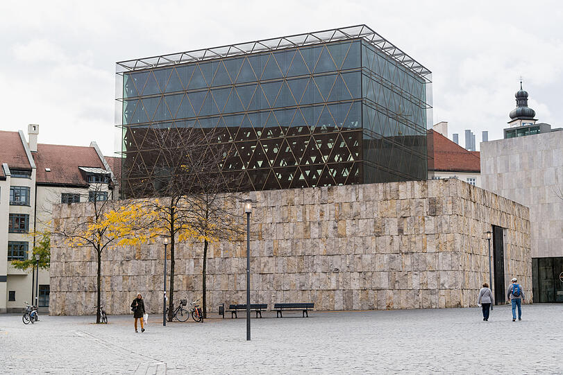 Der Übergriff geschah an der Hauptsynagoge von München am St Jakobsplatz.