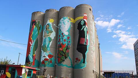 An der Donau in Belgrad stehen im Viertel Dorcol die "Silosi" (Silos), die zu einem Partyareal geworden sind. (Archivbild)