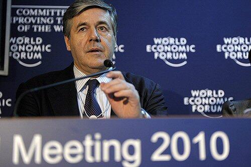 Deutsche-Bank-Chef Ackermann in Davos