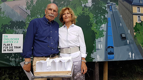 Die beiden Initiatoren Hermann Grub und Petra Lejeune.