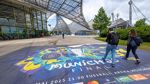 23.000 Fans haben in der Fanzone im Olympiapark Platz