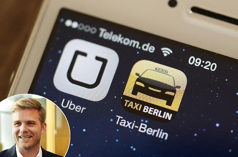 Das Langericht Frankfurt hebt die einstweilige Verfügung gegen Taxi-Kokurrent Uber auf. Der Uber- Deutschlandchef Fabien Nestmann freut sich über den Etappensieg.