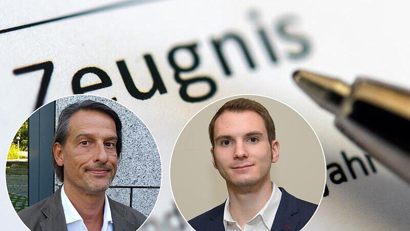 Clemens Hagen und Tobias Wolf über die Vor- und Nachteile vom Notensystem.