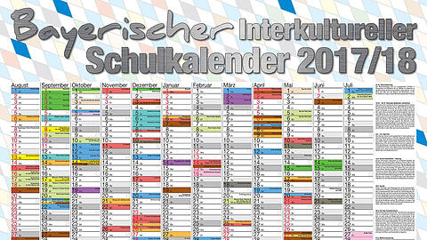 Der Kalender soll Schüler über die religiösen Bräuche und Feste ihrer Kameraden informieren.