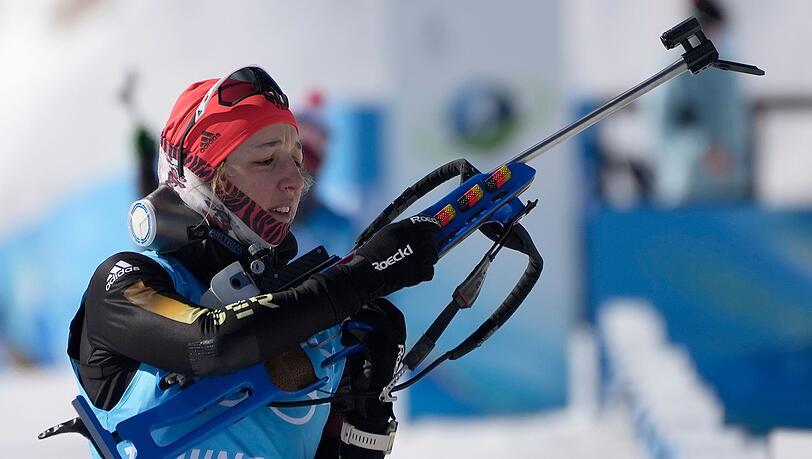 Biathletin Franziska Preuß wird im Einzel an den Start gehen.