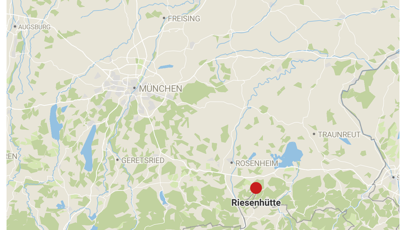 Hier liegt die Riesenh&uuml;tte in den Chiemgauer Alpen.